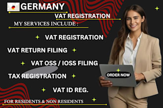 do germany vat oss filing for resident and non resident
