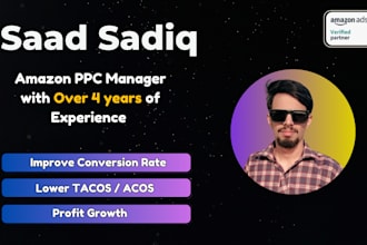be your amazon PPC expert with data driven amazon ads strategies