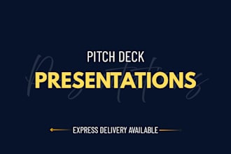 create professional powerpoint, google slides and pitch deck