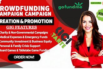 promote and market your crowdfunding campaign for gofundme kickstarter indiegogo