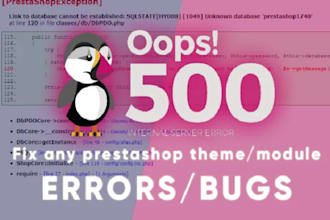 update, seo, bug fix, migrate, module, theme, clone and backup prestashop store