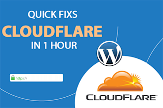 expertly setup cloudflare, fix dns, cname, ns and mx problems for you