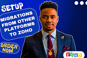 set up data migration on zoho crm, integrate zapier to zoho, customize zoho crm