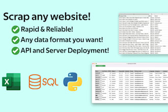build a automation bot or web scrapper
