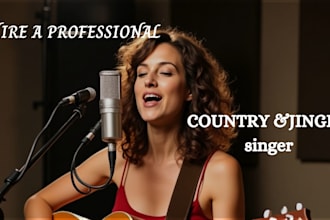 create female vocalist pop edm intro jingle melody country singer