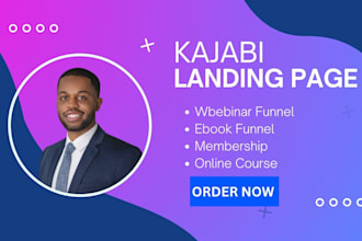 design kajabi checkout page, kajabi expet, samcart landing page