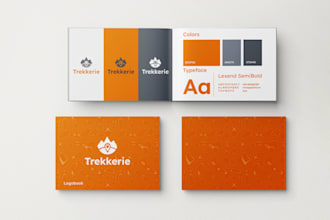 design a professional  brand identity with brand guidelines