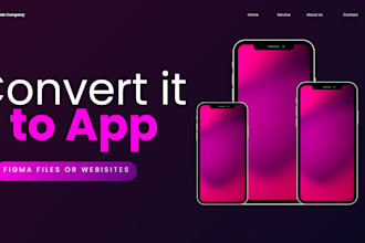 build an IOS and android app
