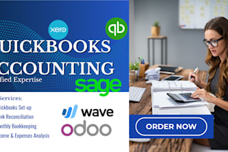 setup quickbooks online quickbooks bookkeeping cleanup odoo wave xero accounting
