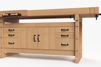 design 3d and 2d shop drawings for furniture woodworking