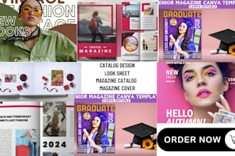 design product catalog, sell sheet, lookbook, catalogue, magazine design