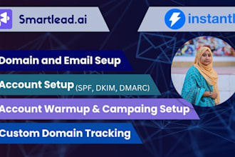 cold email campaign setup and manage smartlead or instantly