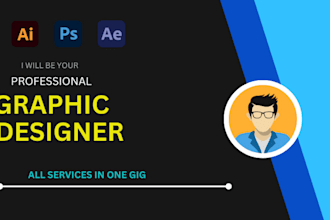 be your professional graphic designer for web or print