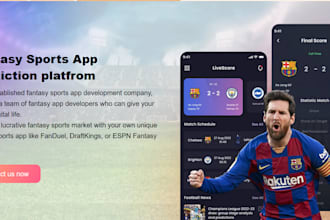 build fantasy sportbooking, live score app, prediction app, bet app, sport bet