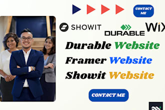 design durable ai forum showit website framer website 10web webwave website