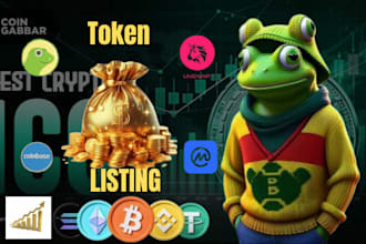 fast track your solona memecoin token listing, coin or token listing on cmc, cg