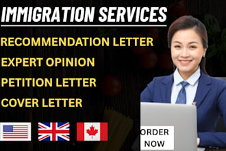 write expert opinion or recommendation letter for eb2 niw, eb1a, o1