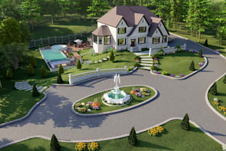 do 3d landscape and hardscape design