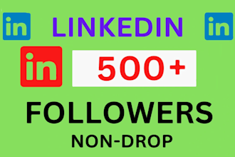 do guaranteed linkedin profile or page followers