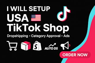 setup usa tiktok shop dropshipping category approval ecommerce integration ads