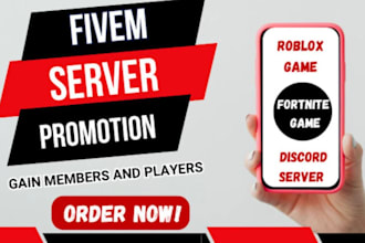do fivem server promotion to active and real members