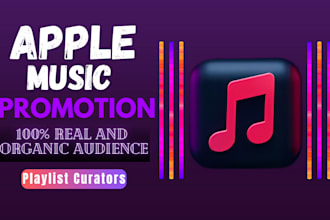 do apple music promotion to 900 apple playlist curators