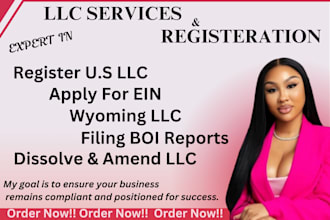 do llc registration, US llc, US tax, dissolve llc, amend, close ein, wyoming llc