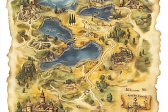 makea  a high quality fantasy map