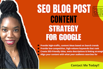 create SEO blog post content strategy for your website