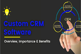 build CRM application, saas web application build custom CRM software, erp web