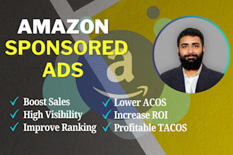 setup manage and optimize amazon sponsored ads and PPC campaigns