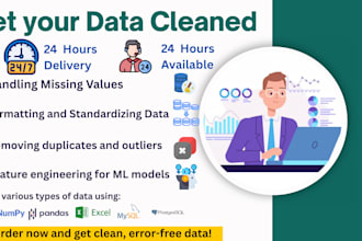 clean, organize, merge and format your excel and CSV data