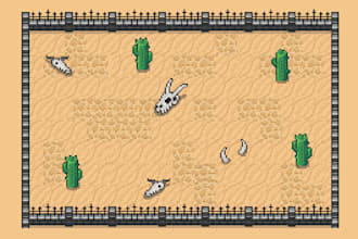 draw pixel tileset for your game
