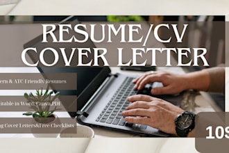 create a job winning, modern and ats friendly resume
