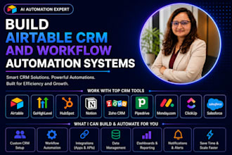 build airtable CRM and workflow automation systems