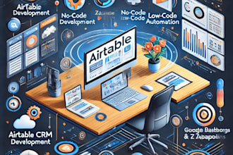 work on airtable CRM and workflow automations for you