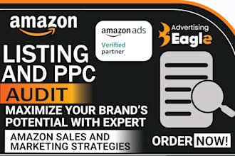 audit, manage amazon ads campaigns amazon PPC campaigns, amazon brand manager