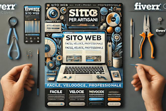sito web professionale per artigiani falegnami idraulici elettricisti e altri