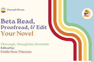 beta read, proofread, and edit your novel