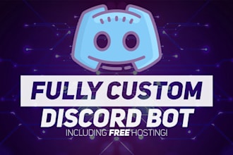 create a custom discord bot with commands