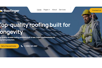 design construction plumbing hvac handyman electrician, solar roofing website