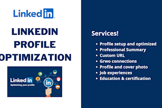 write an optimized linkedin profile to attract recruiters