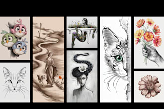 design realistic canvas wall art, digital wall art