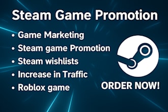 promote your steam game to gain more wishlists and greater visibility