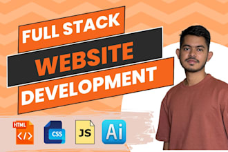 build full stack custom website using react js, next js, and node js