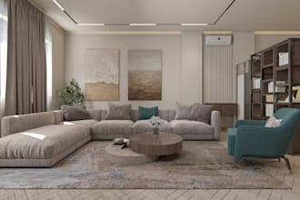 create rendering 3d realistic interior furniture house, shop
