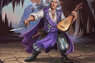 illustrate your oc or dnd character art