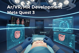 develop ar VR apps and games for meta quest 2 and 3 headsets
