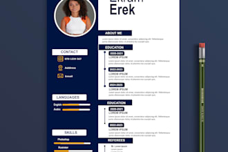 be your designer and professional CV maker