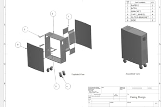 do technical and engineering cad drawings for manufacturing
